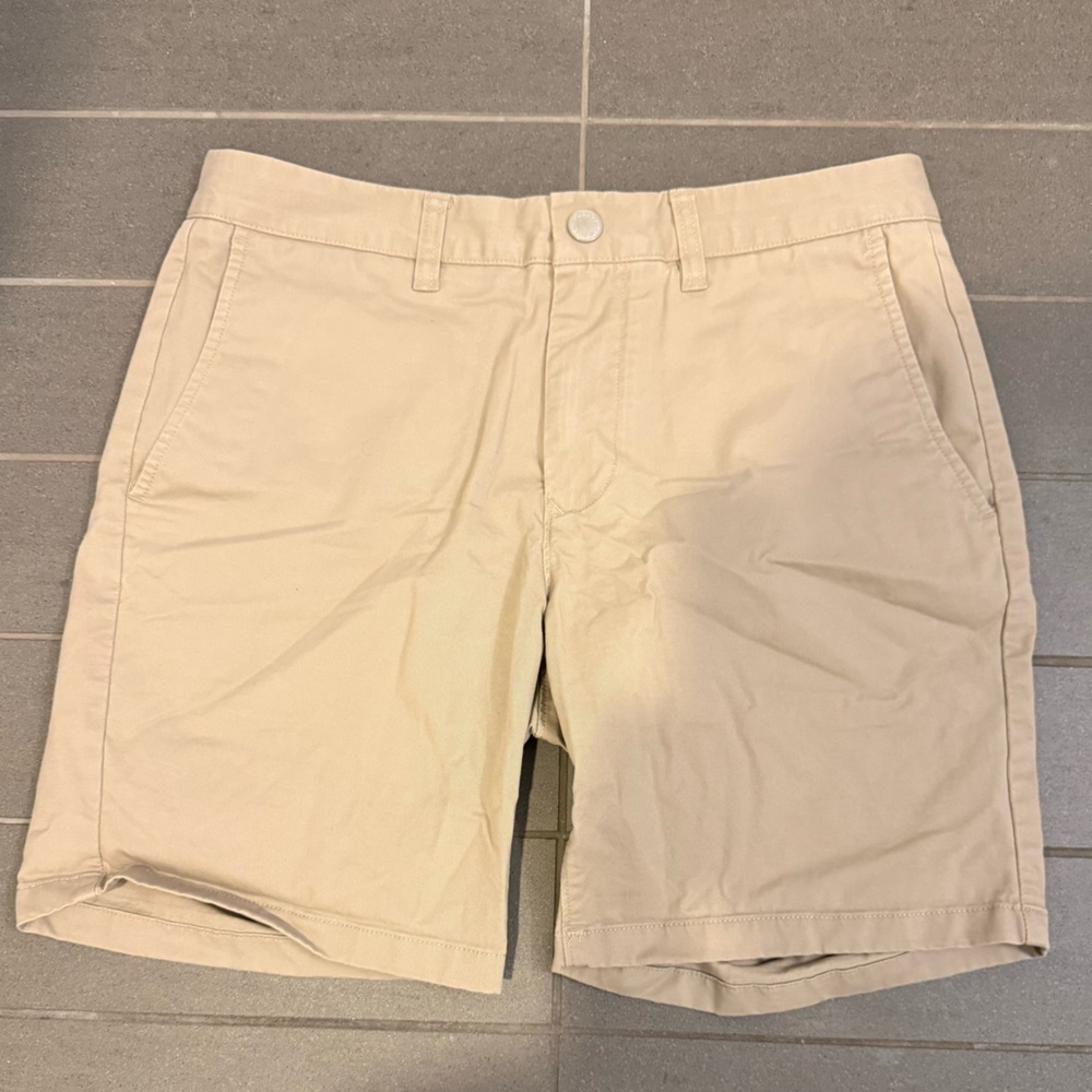 Bonobos Khaki Shorts with Floral Lining
